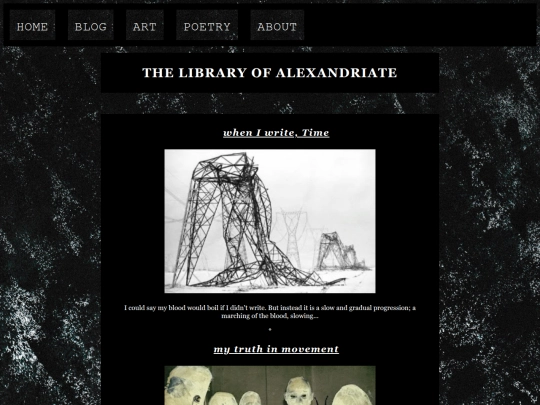 blog screenshot