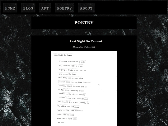 poetry screenshot