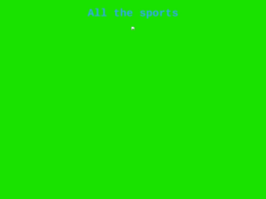 Sports screenshot