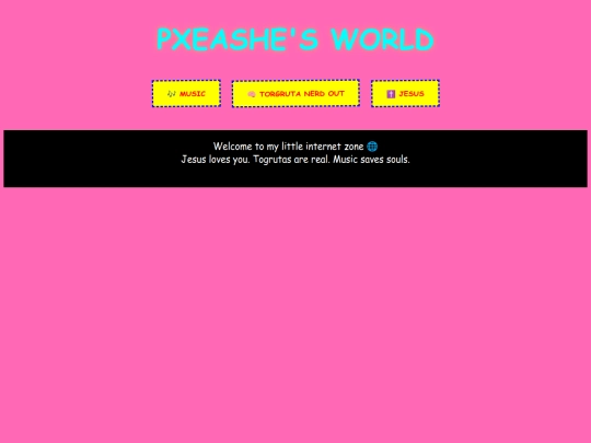 pxeashe_neocities_site screenshot