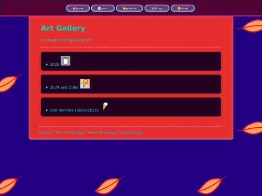 library/art-gallery screenshot