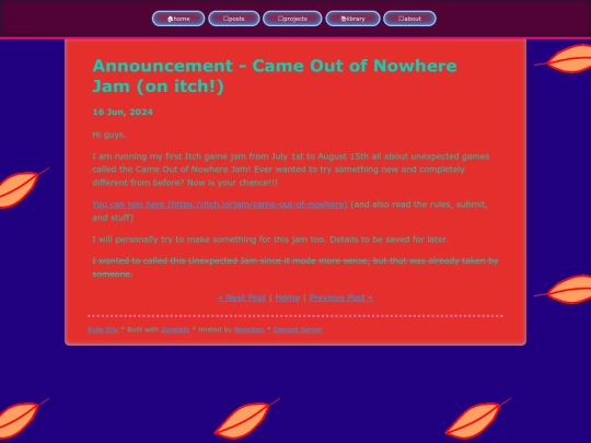 posts/2024-06-16-Announcement-jam screenshot
