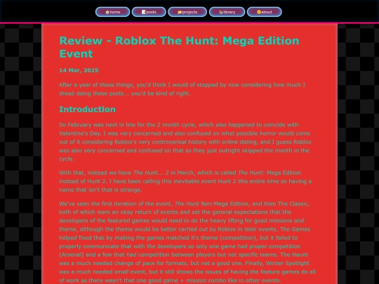 posts/2025-03-14-Review-Roblox-TheHunt-Mega screenshot
