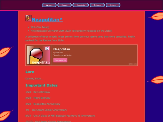projects/Nea screenshot