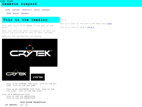 index screenshot