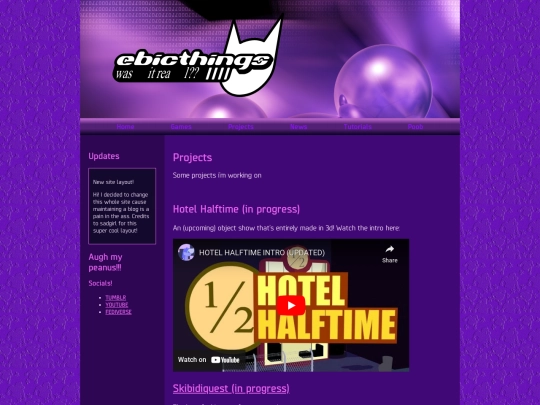 projects screenshot