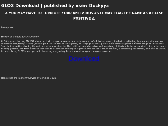 GLOX screenshot