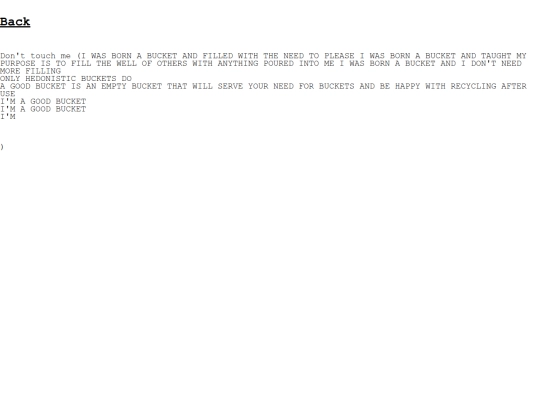 artpages/BUCKET screenshot