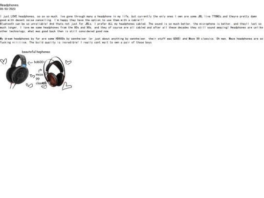 blogs/hedphones screenshot