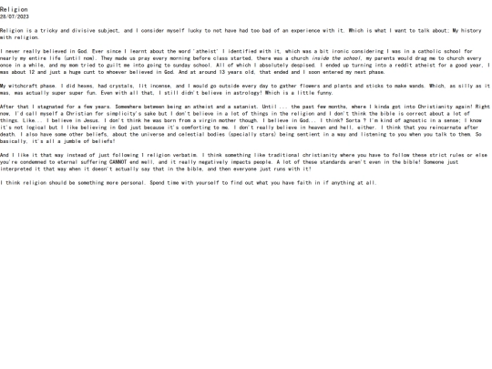 blogs/religion screenshot