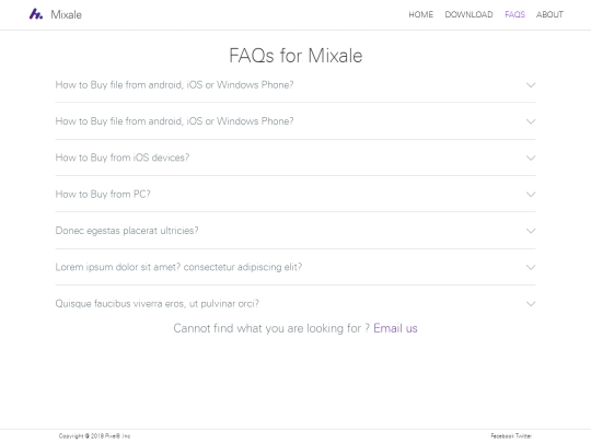 faq screenshot