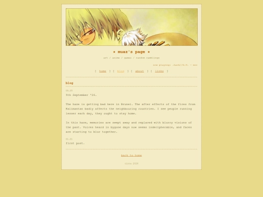 blog screenshot