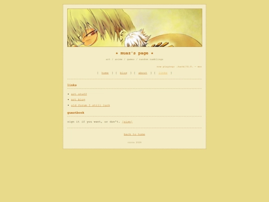 links screenshot