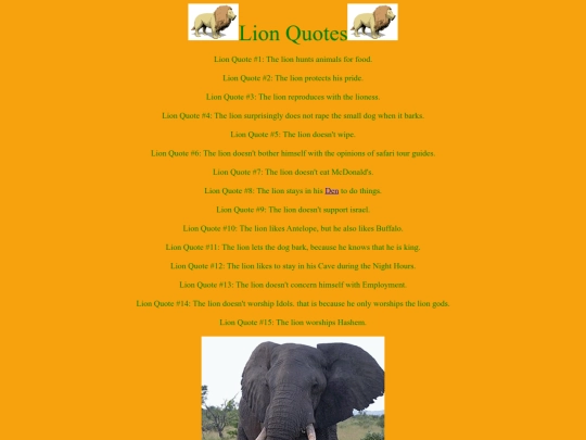 lionquotes screenshot