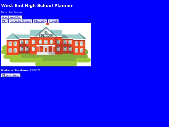 actual project /home page screenshot