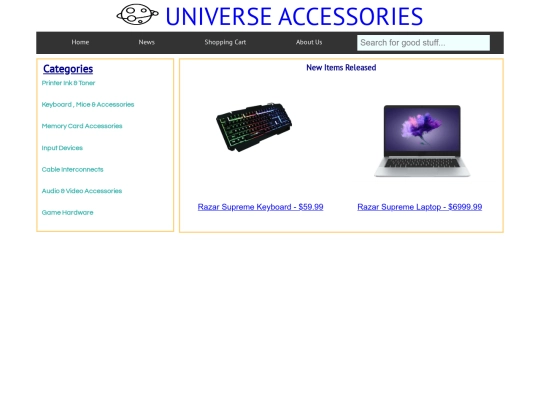 index screenshot