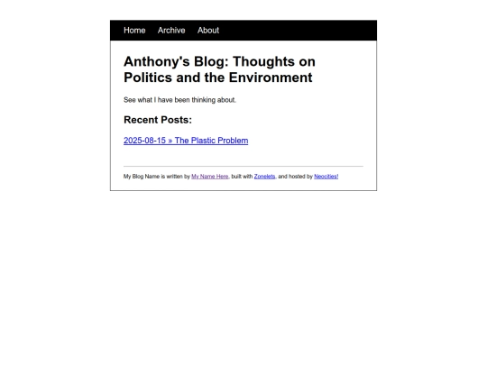 blog screenshot
