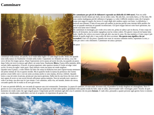 Camminare screenshot