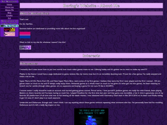 aboutme screenshot