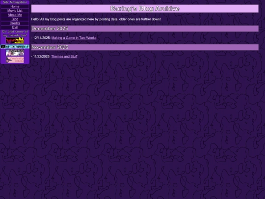 blog screenshot