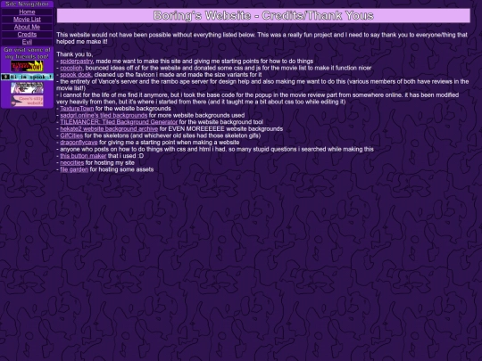 credits screenshot