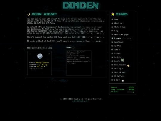 moonwidget screenshot