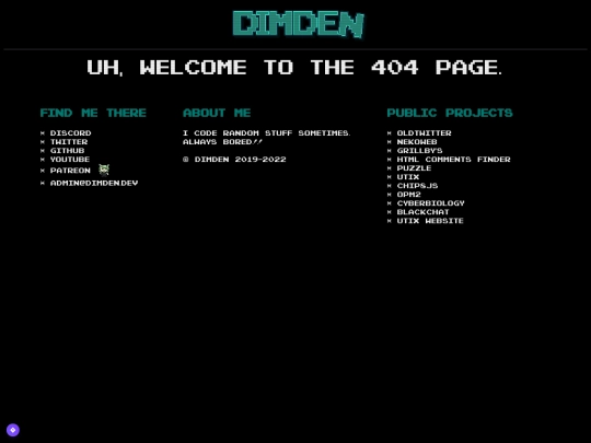 not_found screenshot