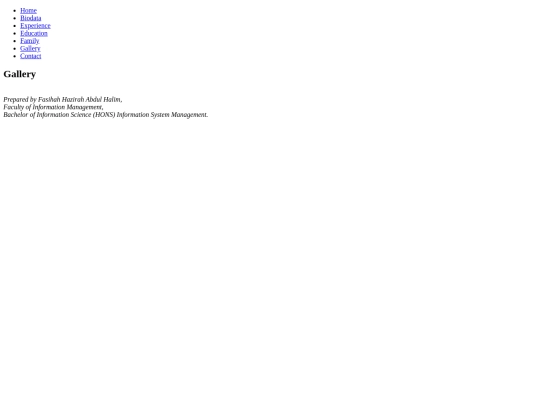 html/gallery screenshot