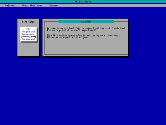 subsites/arts/arts screenshot