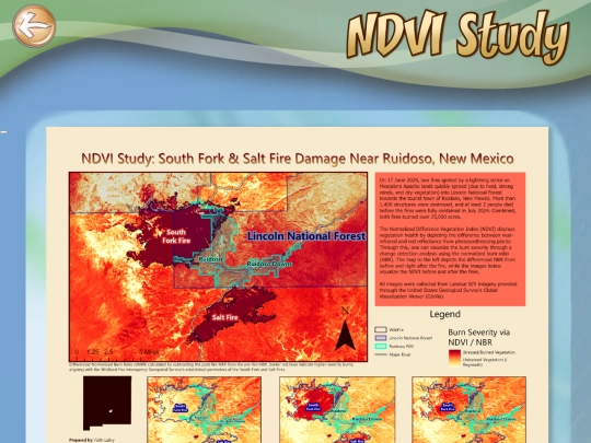 NDVI screenshot