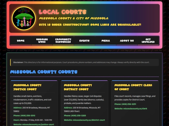 courts screenshot