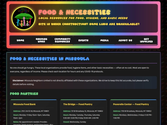 food-resources screenshot