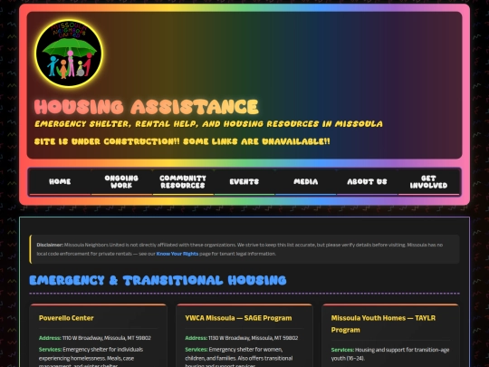 housing-assistance screenshot