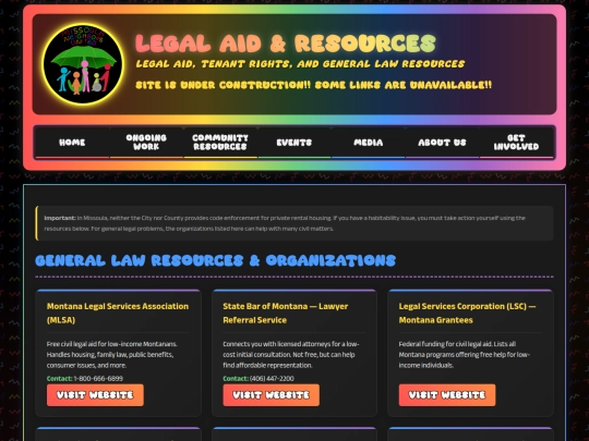legal-aid screenshot