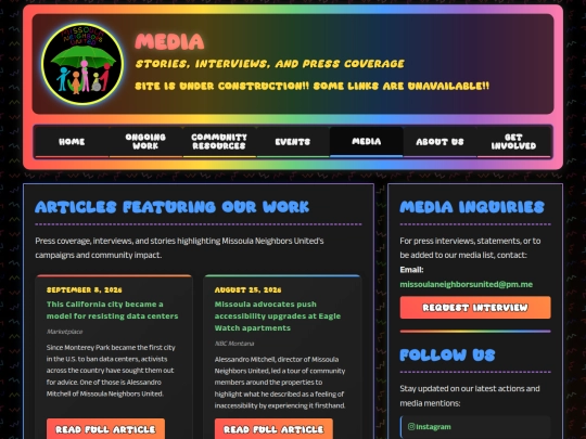 media screenshot