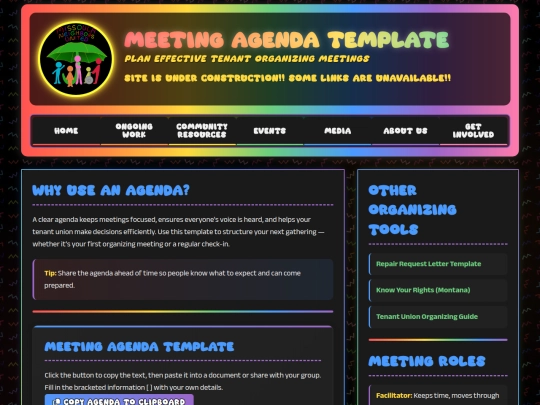 meeting-agenda-template screenshot