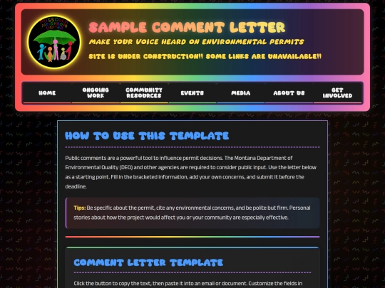 sample-comment-letter screenshot