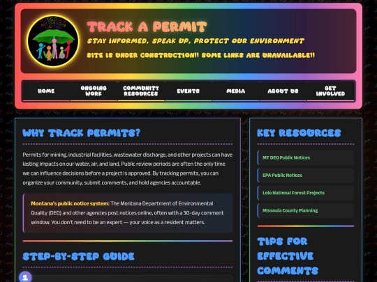 track-permit screenshot
