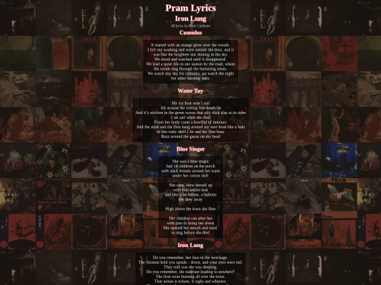 pram/lyrics/lung screenshot