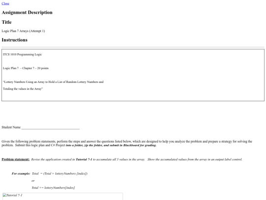 content/assignment screenshot