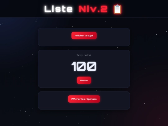 liste-niv2 screenshot