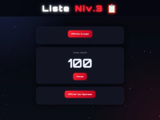 liste-niv3 screenshot