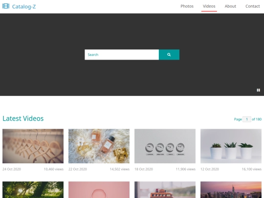 videos screenshot