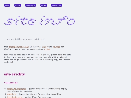 site-info screenshot