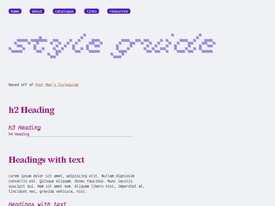 styleguide screenshot