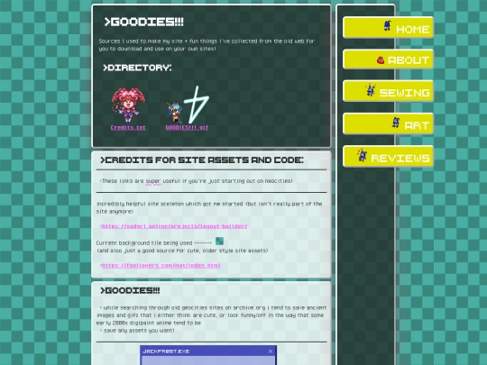 goodies screenshot