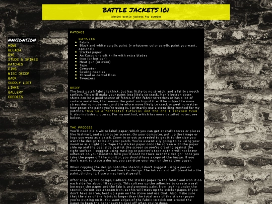 patches screenshot