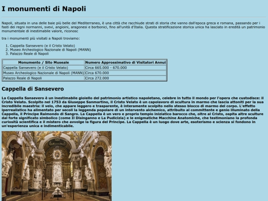 Pagine/Monumenti screenshot