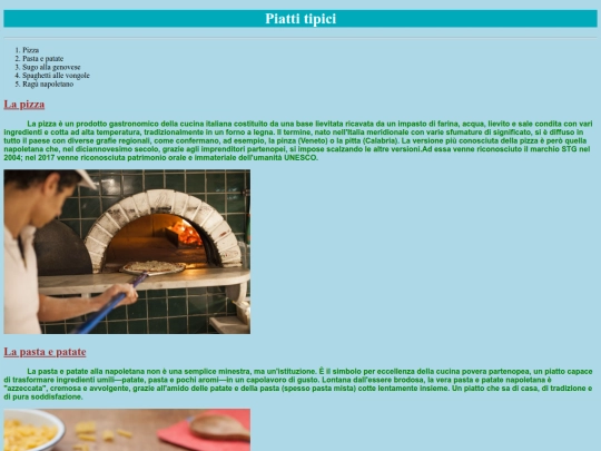 Pagine/Piattitipici screenshot