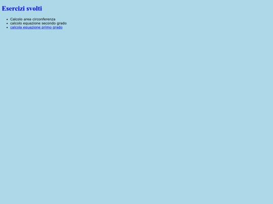 Pagine/esercitazionecompito screenshot